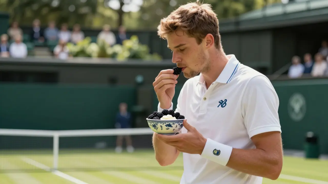 Co je sladkým symbolem Wimbledonu?