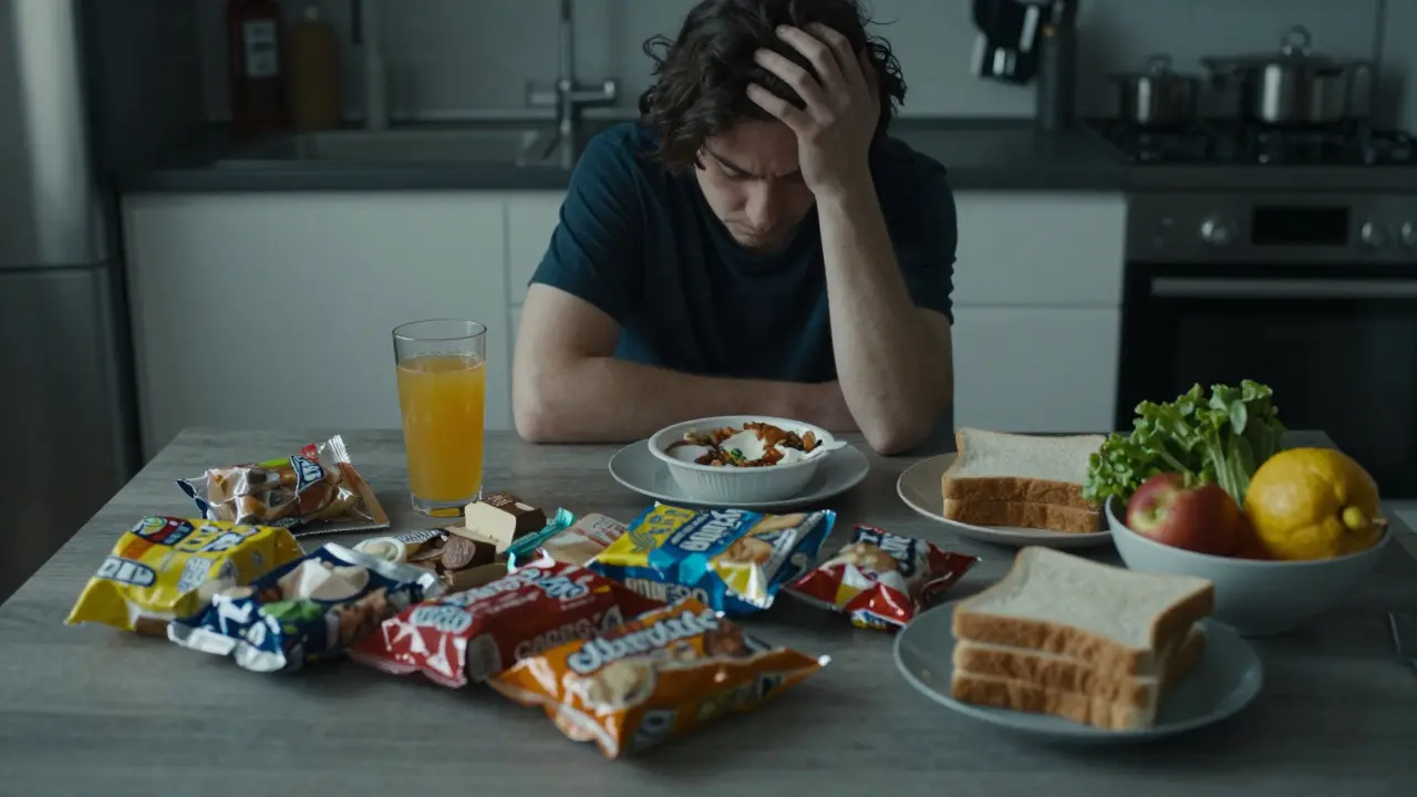 Co způsobuje nezdravé jídlo? Proč se vám špatně zdraví a jak to zastavit