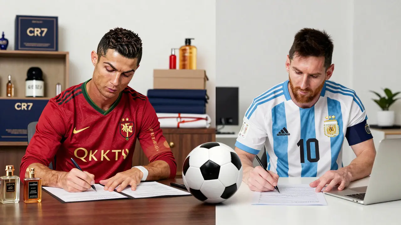 Ronaldo a Messi: Kontrasty jejich investičních strategií
